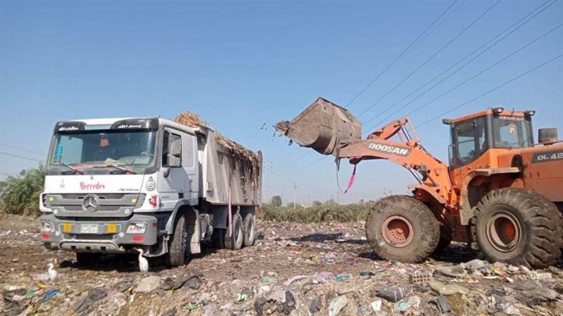إزالة المخلفات بالمنيا