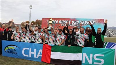 منتخب الإمارات يحصد لقبي بطولة آسيا للرجبي للشباب والشابات