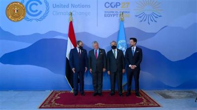 عاجل.. الرئيس السيسي وجوتيريش يستقبلان العاهل الأردني المشارك في قمة COP 27