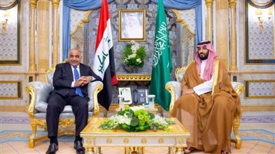 ولي العهد السعودي يلتقي الرئيس العراقي