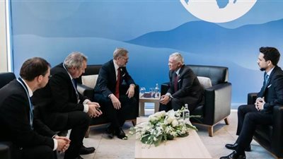 العاهل الأردني يلتقي قادةَ دول ورؤساء حكومات مشاركين بـ قمة المناخ