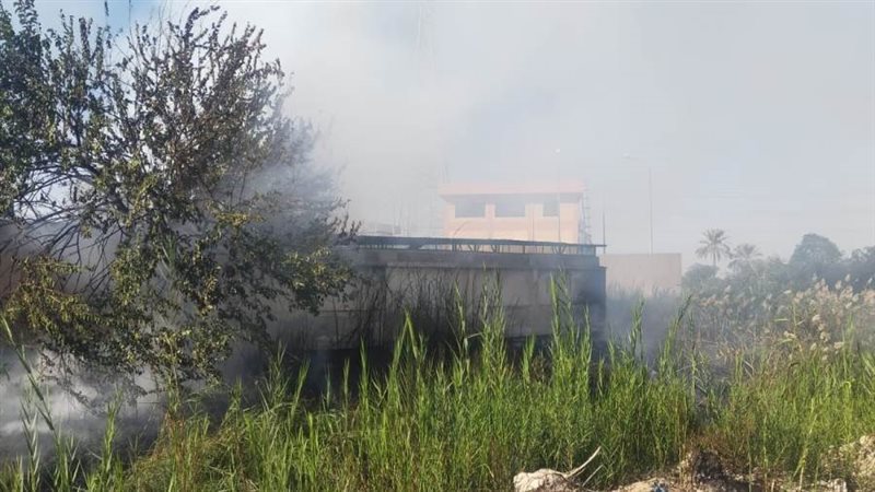 جانب من واقعة الحريق