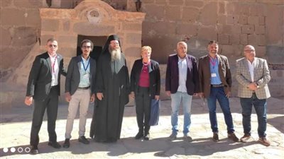 السيدة الأولى لجمهورية قبرص تزور منطقة آثار سانت كاترين