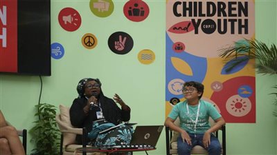 افتتاح أول جناح للأطفال والشباب في COP27