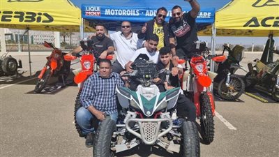 مشاركة تاريخية لمصر في رالي حائل الدولي إحدى مراحل كأس العالم للدراجات النارية