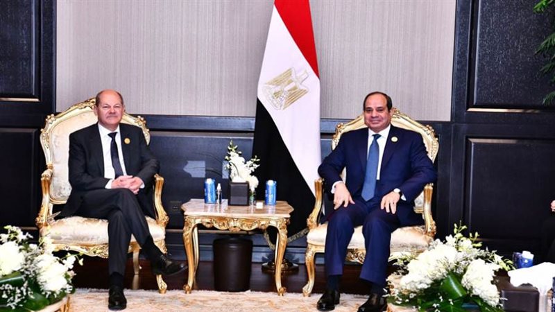 الرئيس السيسي والمستشار