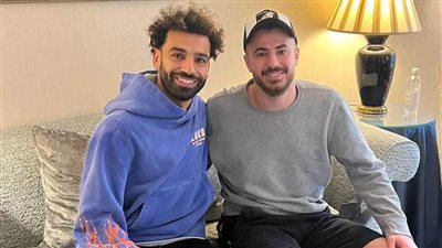 محمد صلاح يزور الونش بعد إجرائه عملية جراحية 