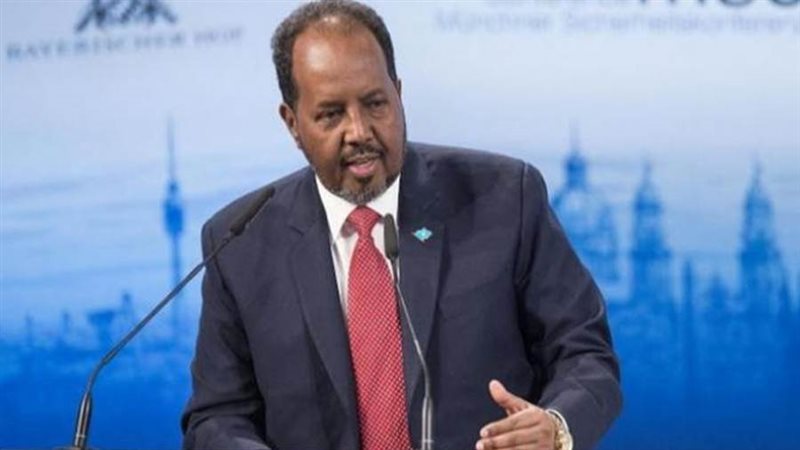 الرئيس الصومالي حسن
