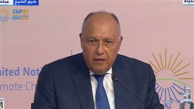 شكري يؤكد الحرص على الاستماع والتشاور مع كافة الأطراف المعنية بعمل المناخ الدولي