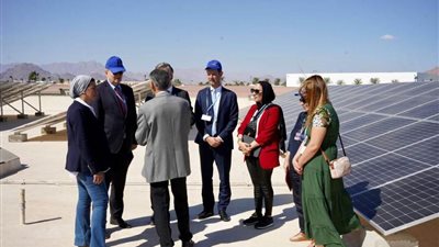  فريق من الاتحاد الأوروبي وبرنامج الأمم المتحدة الإنمائي يتفقدان مركز شرم الشيخ للمؤتمرات 