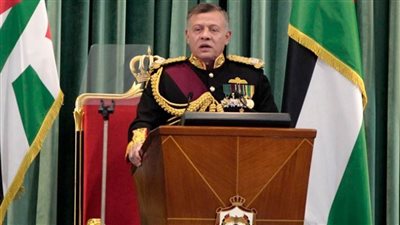 العاهل الأردني أمام مجلس الأمة: لابد من إنهاء الاحتلال وإقامة الدولة الفلسطينية المستقلة