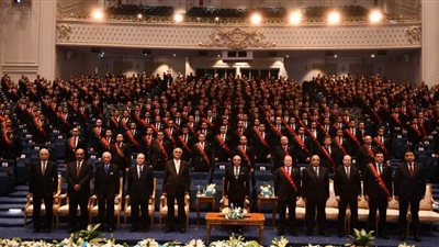 وزير العدل والنائب العام يشهدان أداء معاوني النيابة العامة من دفعة ٢٠١٩ اليمين القانونية