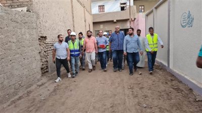 رئيس مياه سوهاج يتفقد مشروعات الوصلات المنزلية بجرجا ودار السلام