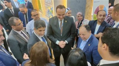 جناح الرعاية الصحية بالمنطقة الخضراء لمؤتمر المناخ يستقبل وزير المالية وممثلي الصحة العالمية