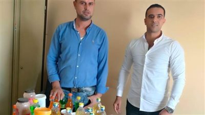 ضبط سلع غذائية منتهية الصلاحية و300 أسطوانة غاز أثناء تهريبها لمصنع بالبحيرة