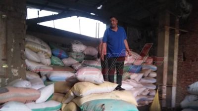 تموين سيدي سالم يضبط 61 طن أرز قبل بيعها في السوق السوداء