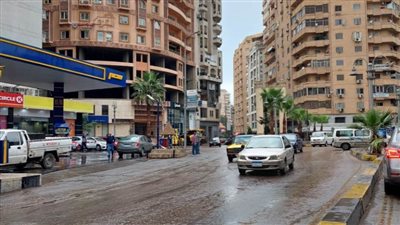 .. بالإسكندرية تساقط متوسط للأمطار والاستعداد لنوة المكنسة 