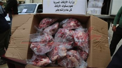 محافظ كفر الشيخ يشهد وصول 2 طن لحوم من صكوك الإطعام 