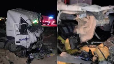  عاجل.. مصرع 14 شخصًا في حادث تصادم بالوادي الجديد