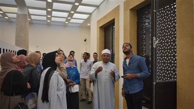 قسم الهندسة المعمارية بجامعة سوهاج ينظم زيارة ميدانية إلى مسجد باصونة