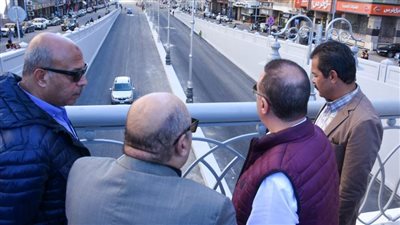 محافظ الإسكندرية يعطي إشارة التشغيل التجريبي لـ