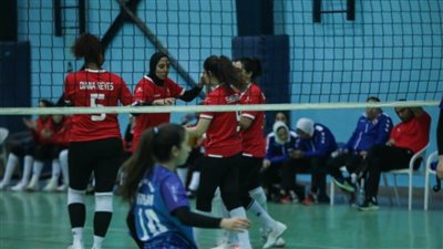 سيدات طائرة الأهلي يفوز على 6 أكتوبر في الدوري