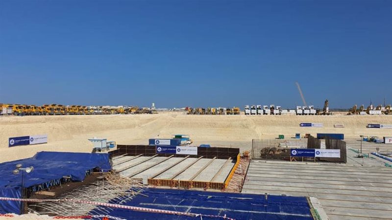 وضع الصبة الخرسانية