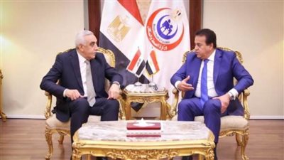 وزير الصحة يستقبل سفير العراق لبحث تعزيز التعاون بين البلدين