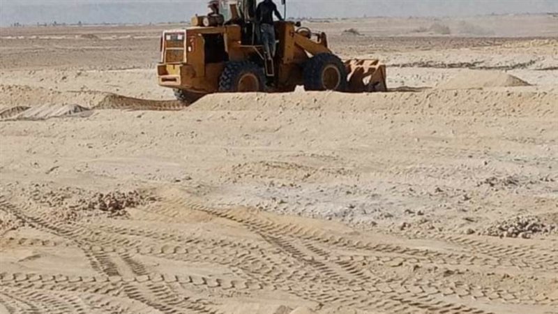 إزالة تعدي على أراضي