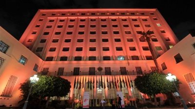 إنارة مقر الجامعة العربية باللون البرتقالي مساء غد تضامنًا مع حملة 