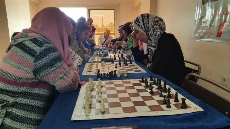 جانب من مسابقة الشطرنج