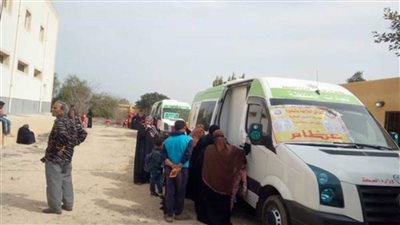 فحص 550 مواطناً ضمن قافلة طبية في مطروح