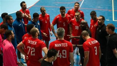 رجال يد الأهلي يواجه الأولمبي بالدوري