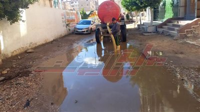 رفع مياه الأمطار بمصيف بلطيم وسيدي سالم وعدد من القرى بكفر الشيخ