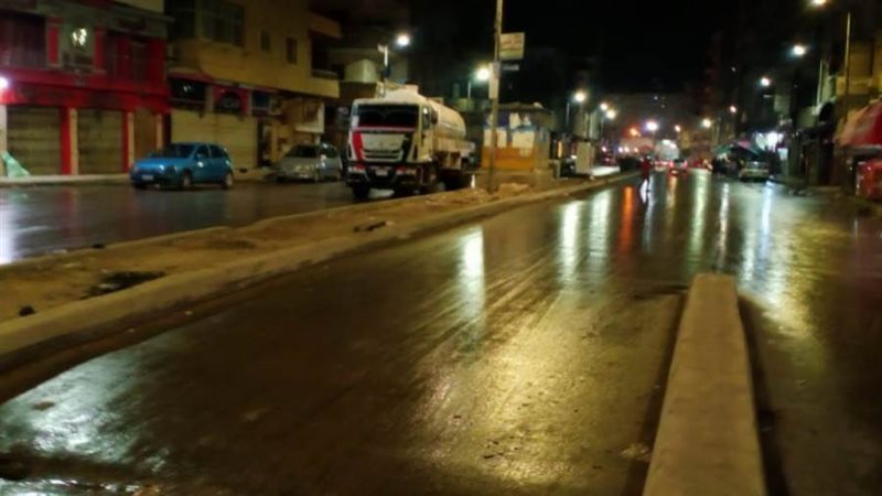 سقوط أمطار بالبحيرة