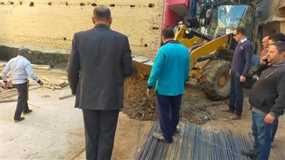 حملات مستمرة للتصدي للبناء المخالف والتعديات على الأراضي الزراعية بالمنيا