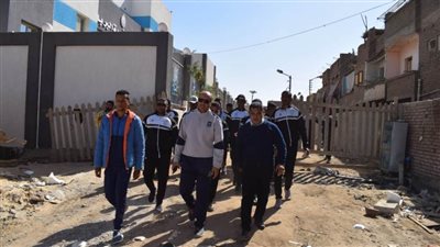 45 طالبًا وطالبة من كلية التربية الرياضية يتفقدون مشروعات قرية 