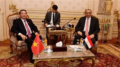المستشار أحمد سعد الدين يلتقي نائب رئيس الجمعية الوطنية الفيتنامية