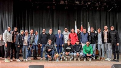 يوم التكريمات فى جامعة بنى سويف