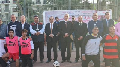 فوز كلية التربية جامعة أسيوط فى ختام مباريات كرة القدم الخماسية للأسر الطلابية