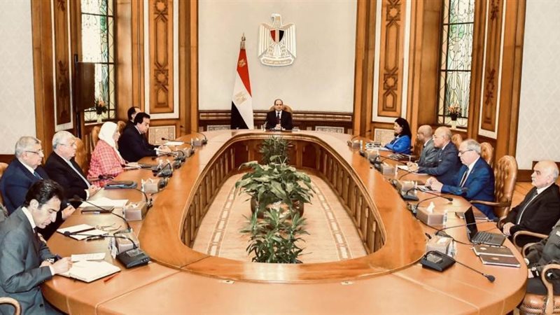 الرئيس السيسى خلال