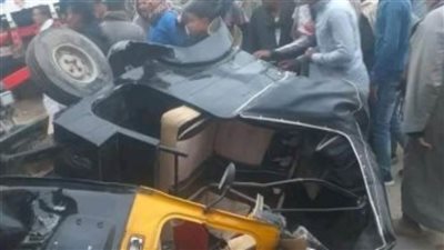 إصابة 9 أشخاص في حادثى انقلاب ومشاجرة بشمال سيناء