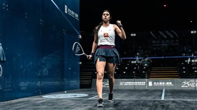 نور الشربيني وعسل يتأهلان لنهائي هونج المفتوحة للإسكواش