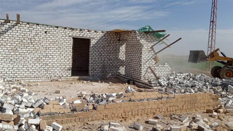 جانب من إزالة التعديات