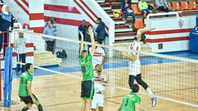 الزمالك يهزم إيسترن كومباني في دوري الطائرة