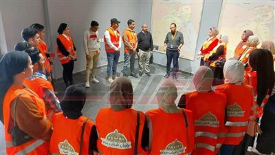 أعضاء برلمان الشباب في زيارة لمتحف كفر الشيخ 