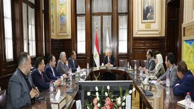 وزير الزراعة يبحث مع رئيس 