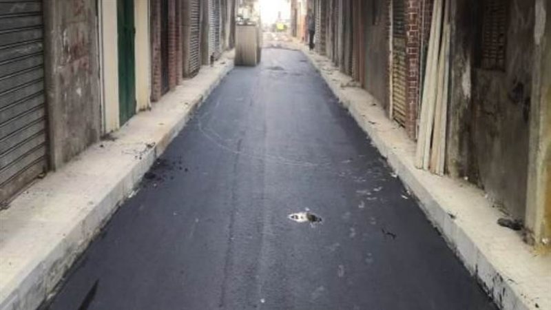 رصف الطرق بالاسكندرية