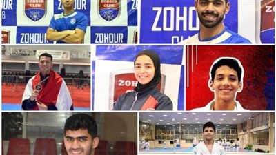أبطال الزهور يحصدون 8 ميداليات ببطولة إفريقيا للكاراتيه