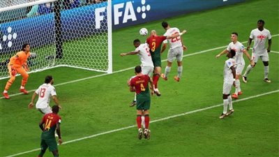 البرتغال تتقدم على سويسرا 1/4 بعد 60 دقيقة